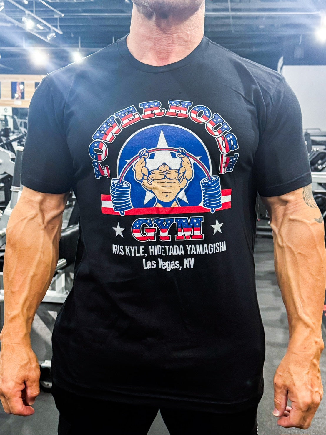 American Flag Tee | Powerhouse Gym Las Vegas