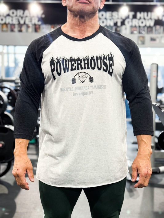 Powerhouse Gym Las Vegas Baseball Shirt